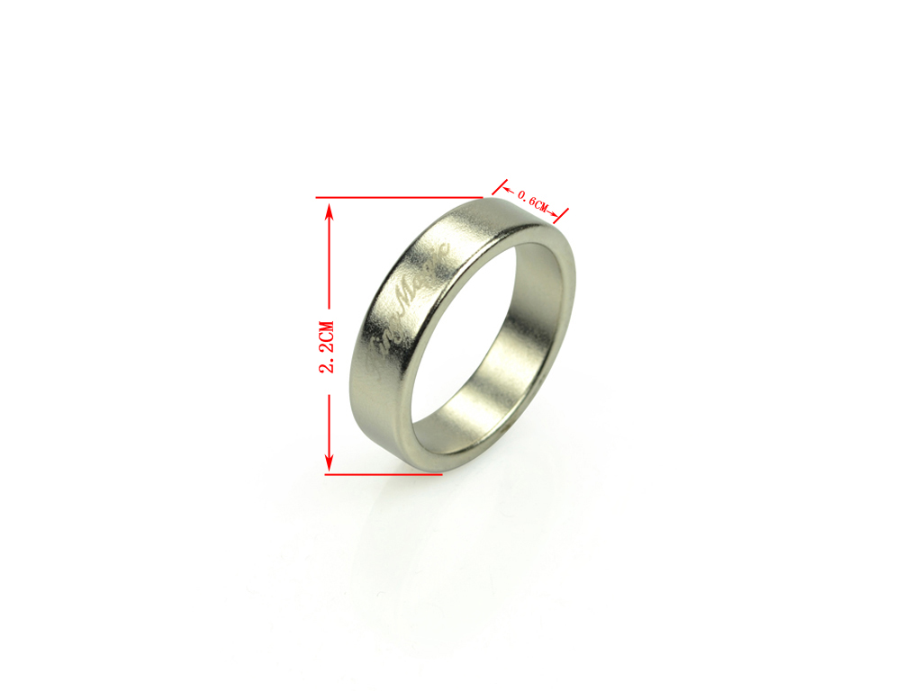 Silver PK Ring Lettering 18mm (Small)
