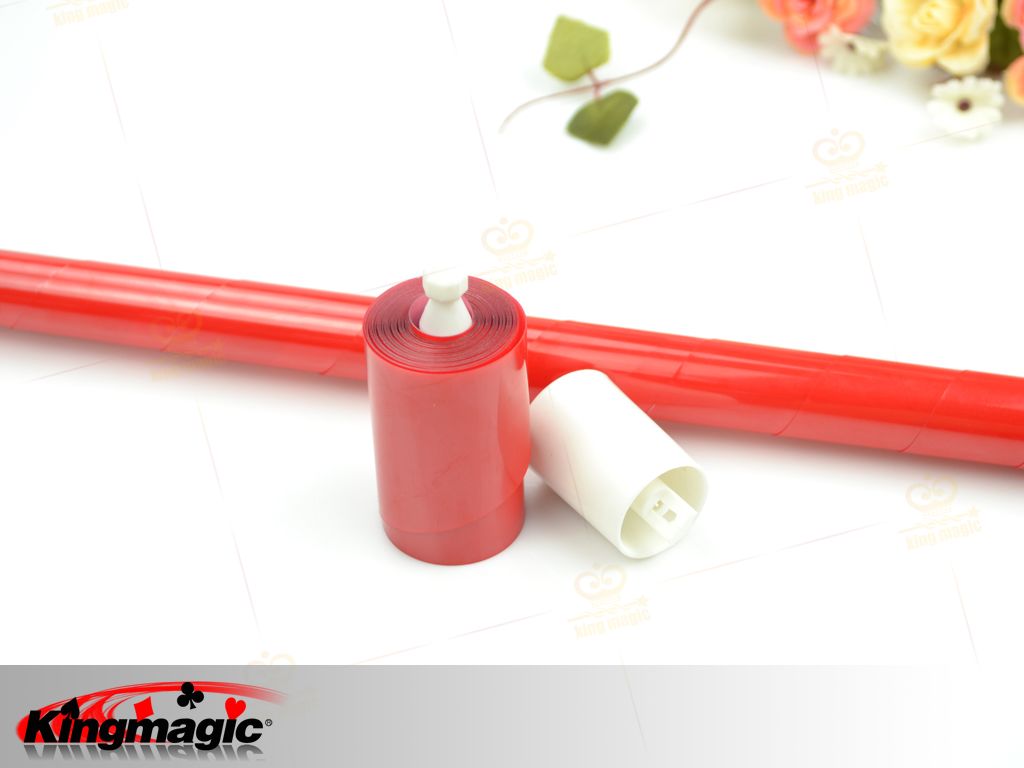 Plastic Vanishing Cane korea (Red) - Click Image to Close