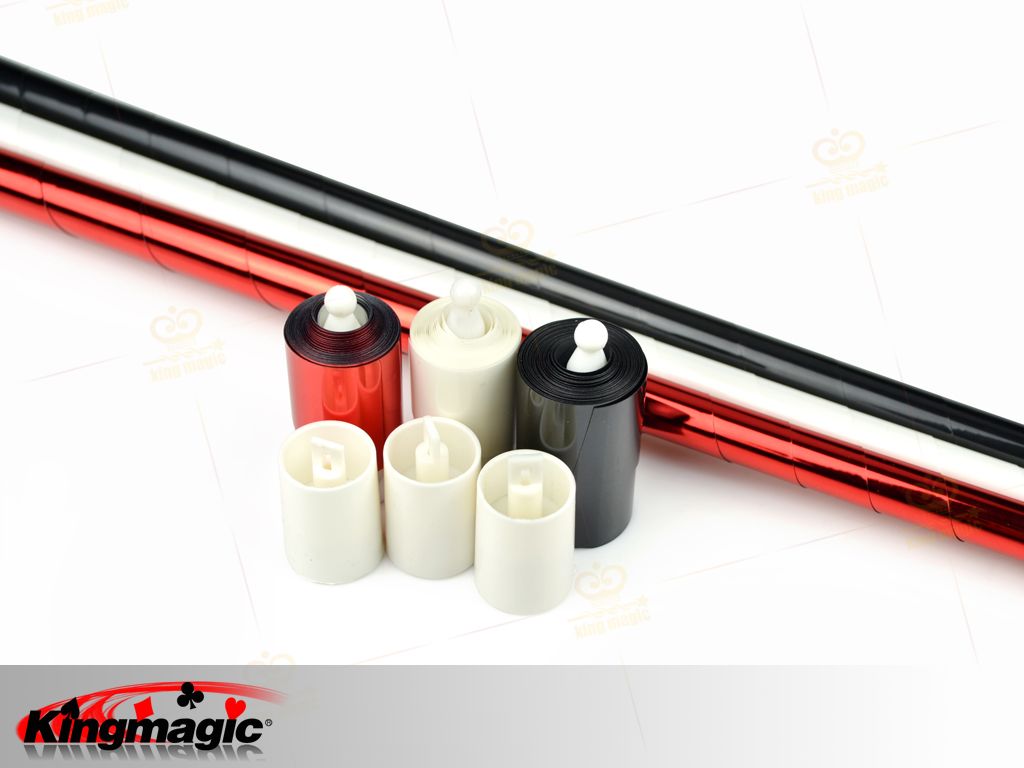 Triple Color Changing Cane (Black-Red-White)