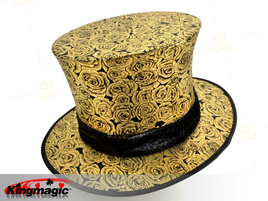 Folding Top Hat - Rose - Click Image to Close