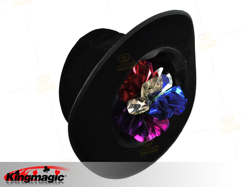 Folding Top Hat - black