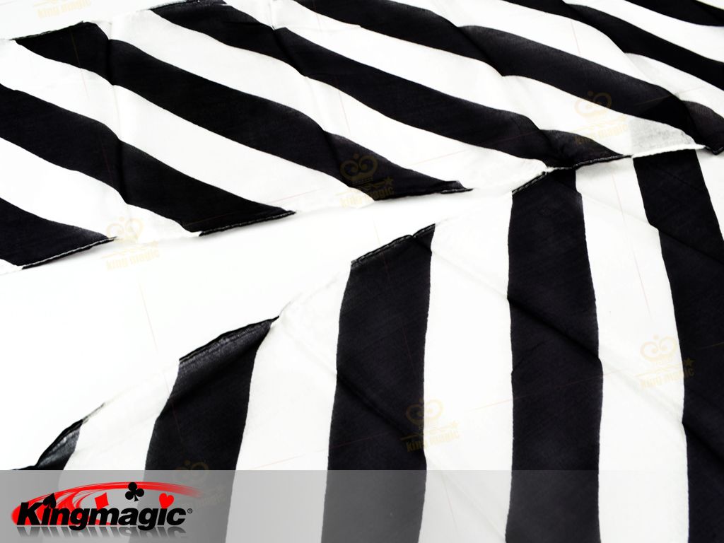 Zebra Silk Set (Black And White, 60cm) - Click Image to Close