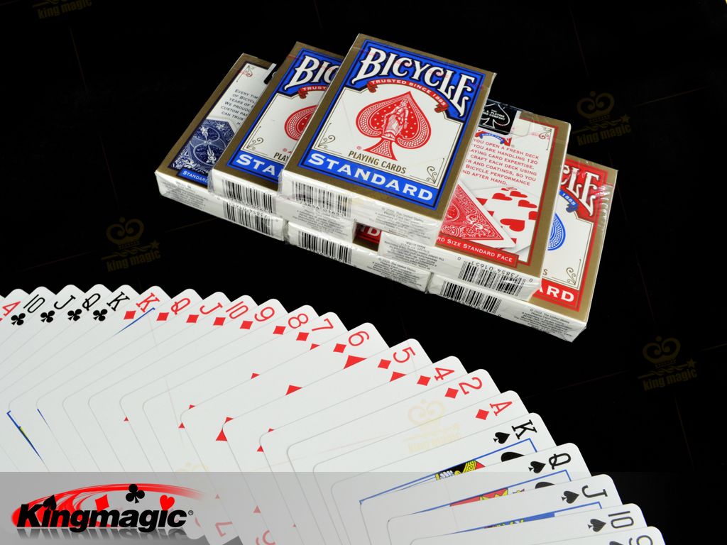 Bicycle 808 Playing Cards (Gold Red)