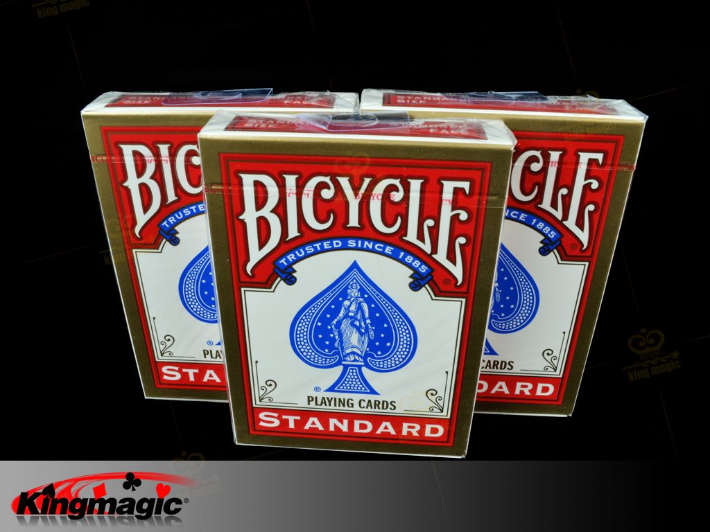 Bicycle 808 Playing Cards (Gold Red)