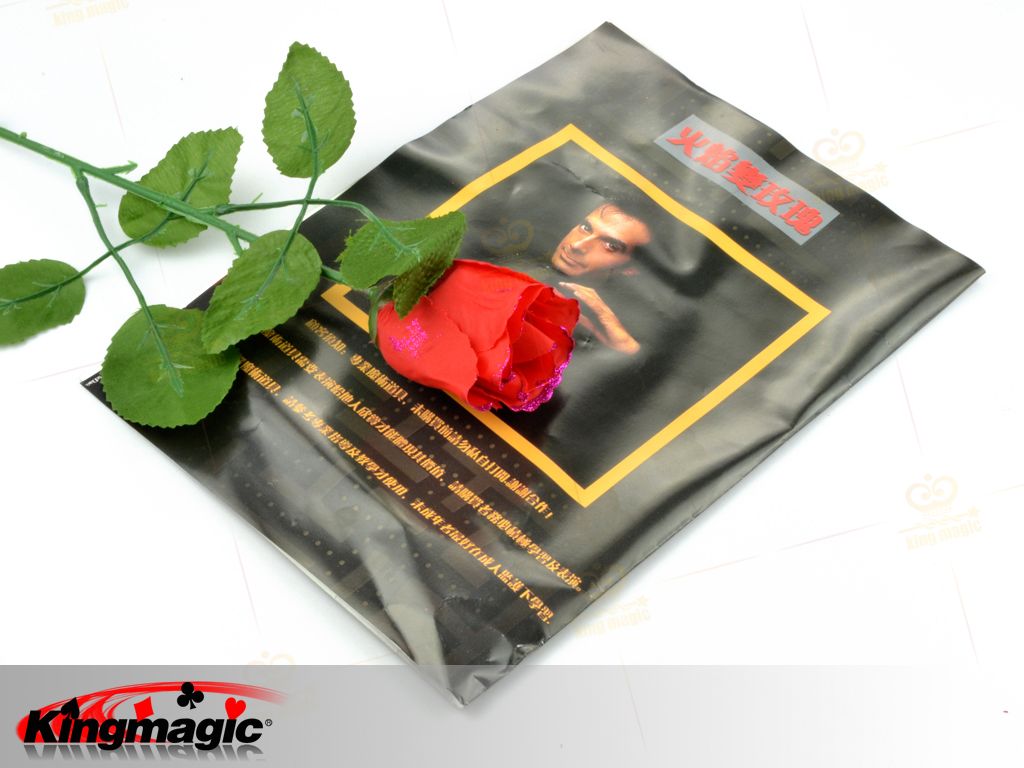 David Copperfield floating rose Flash Paper To Rose - Click Image to Close