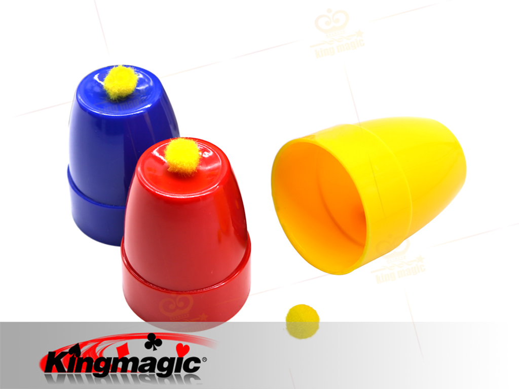 Magic Cups and Balls Plastic - Click Image to Close