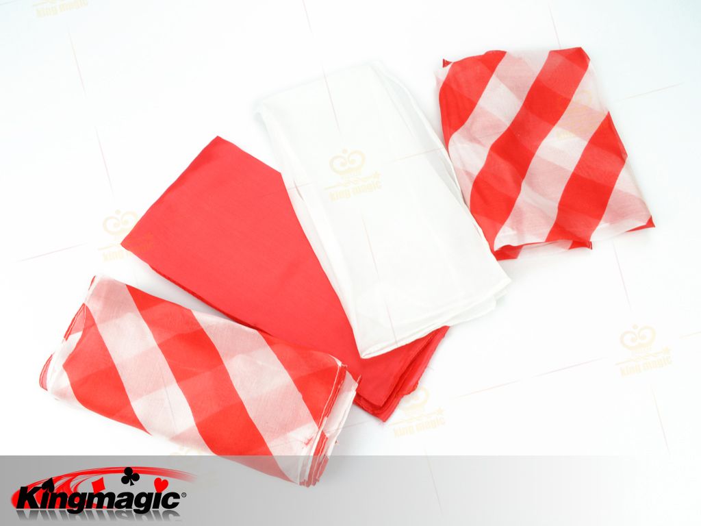 Zebra Silk Set (Red And White 60cm) - Click Image to Close