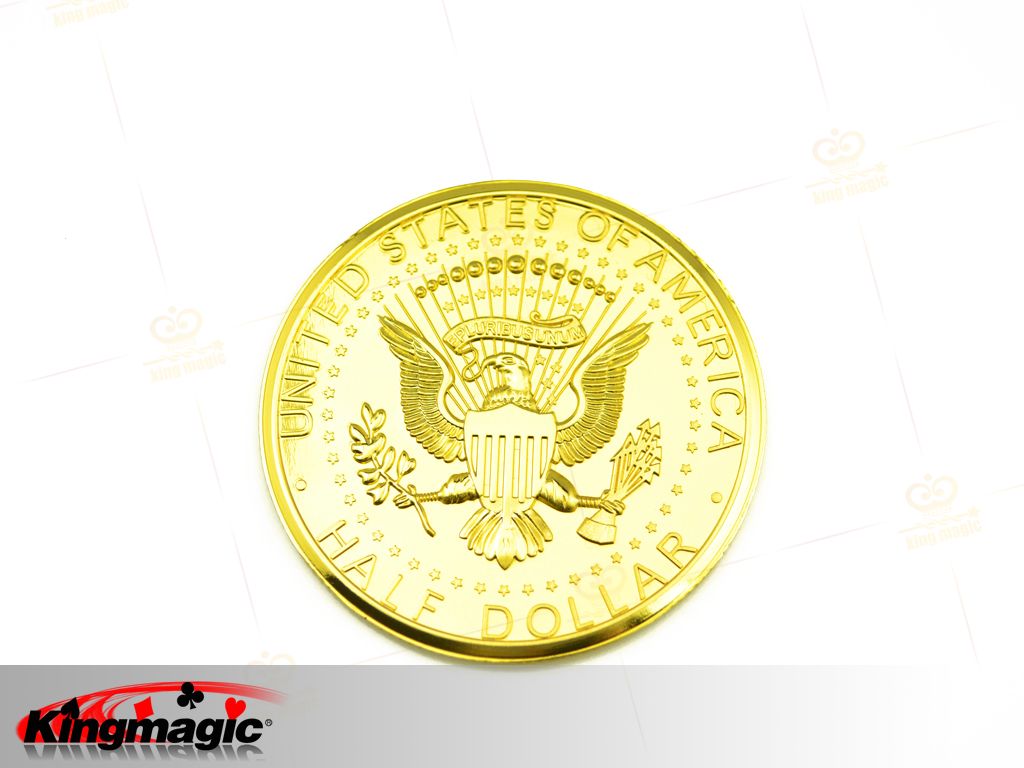 Gold Big Coin (Half Dollar) - Click Image to Close