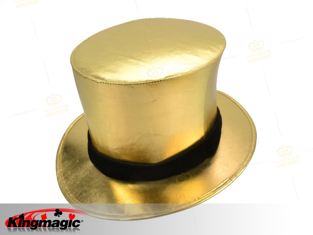 Folding Top Hat - gold