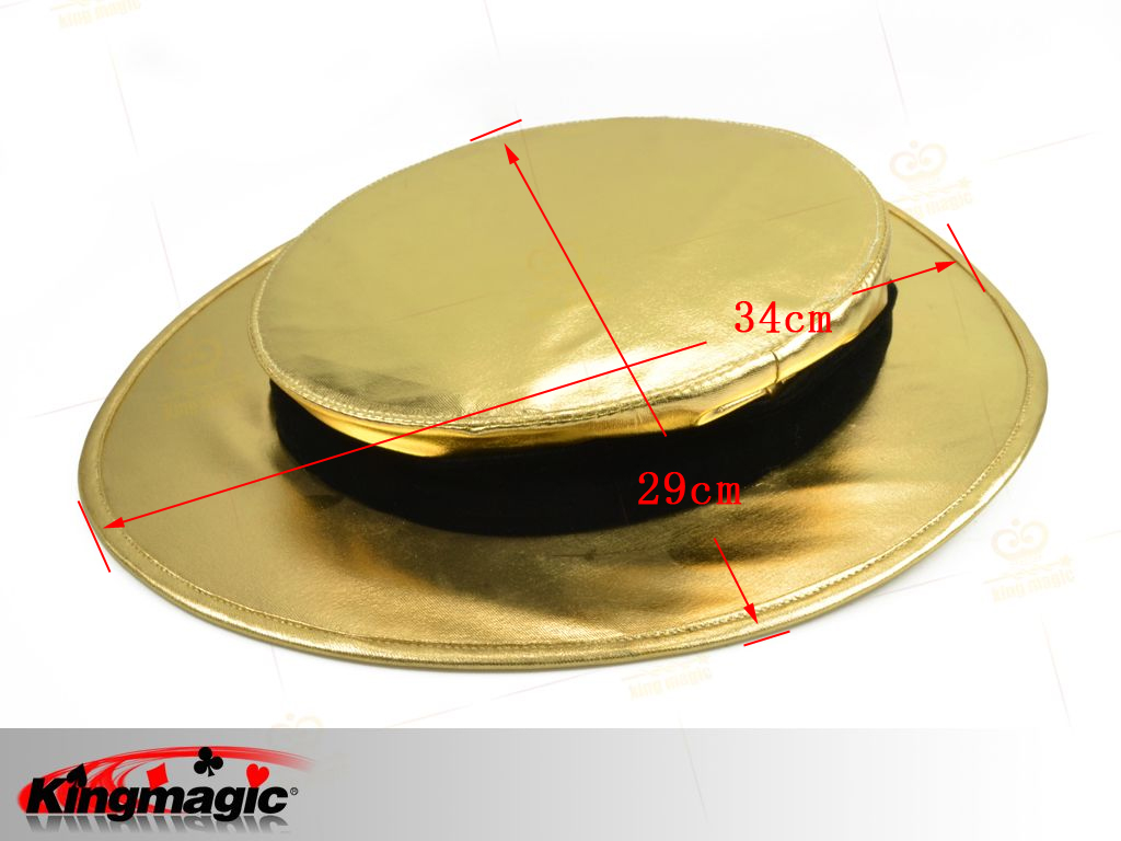 Folding Top Hat - gold