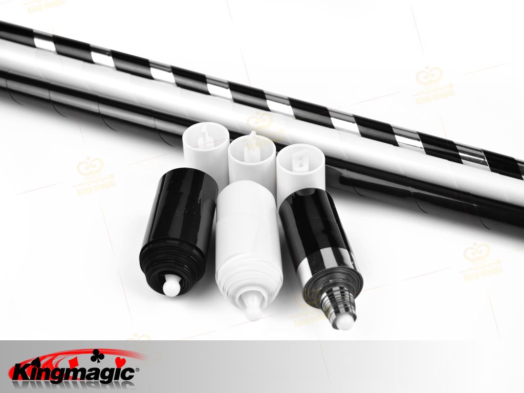 Triple Color Changing Cane (Black-White-Black White)