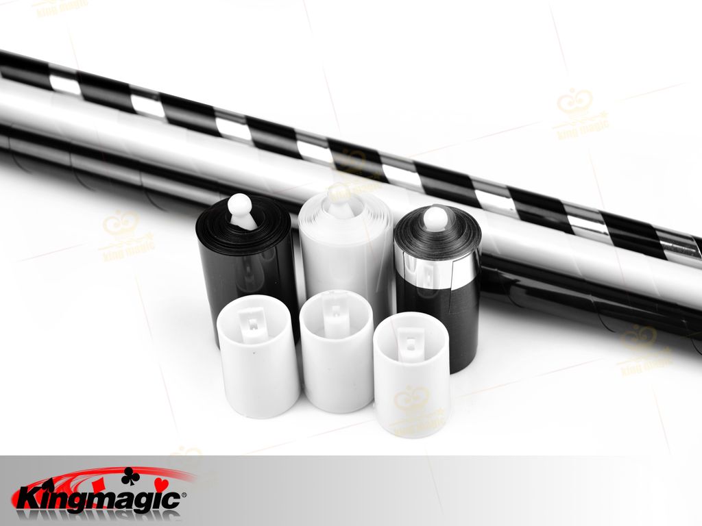 Triple Color Changing Cane (Black-White-Black White)