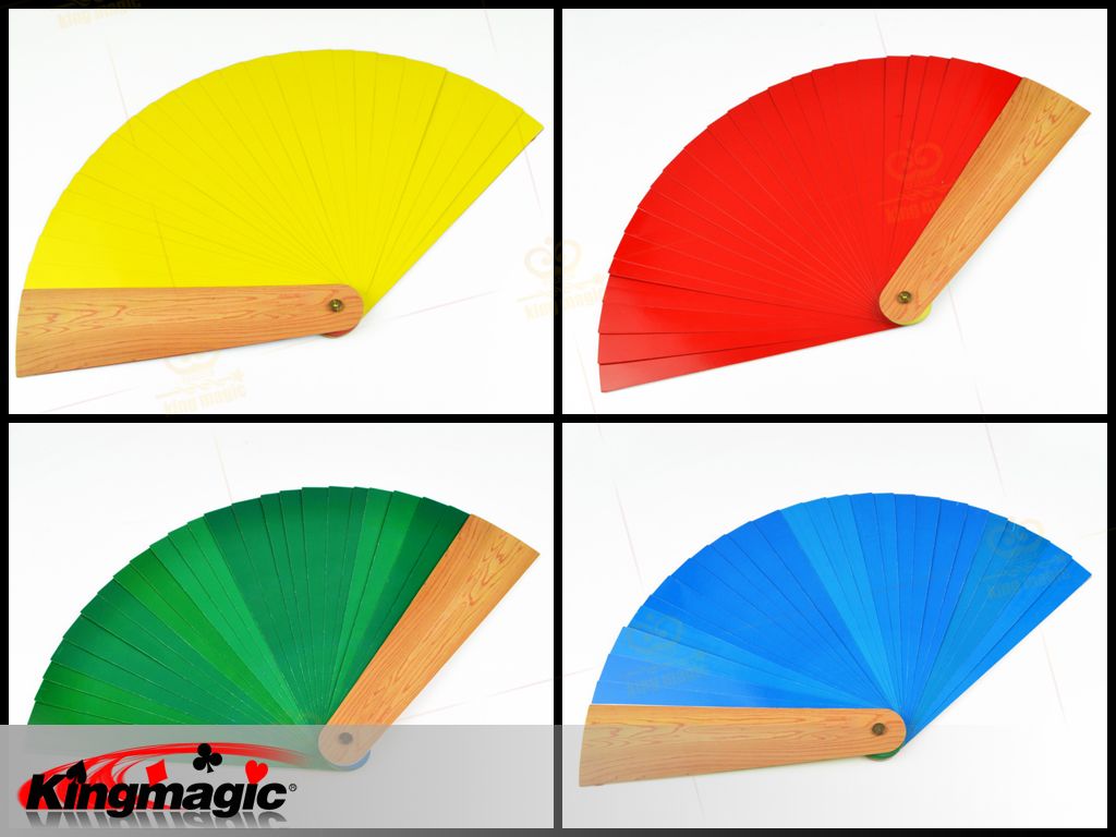 Four Color Magic Fan - Click Image to Close