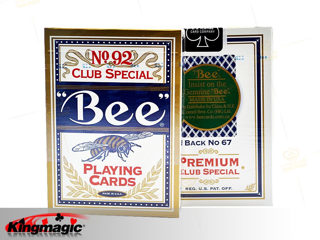 No.92 Bee Playing Cards (Blue)