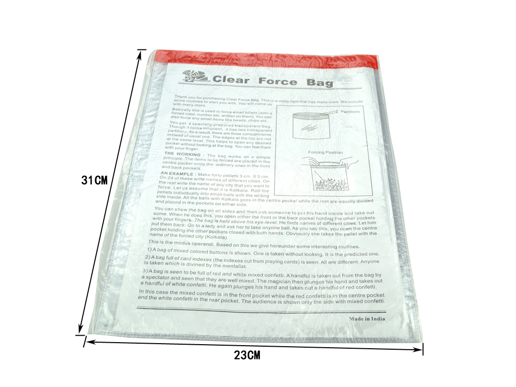 Clear Force Bag