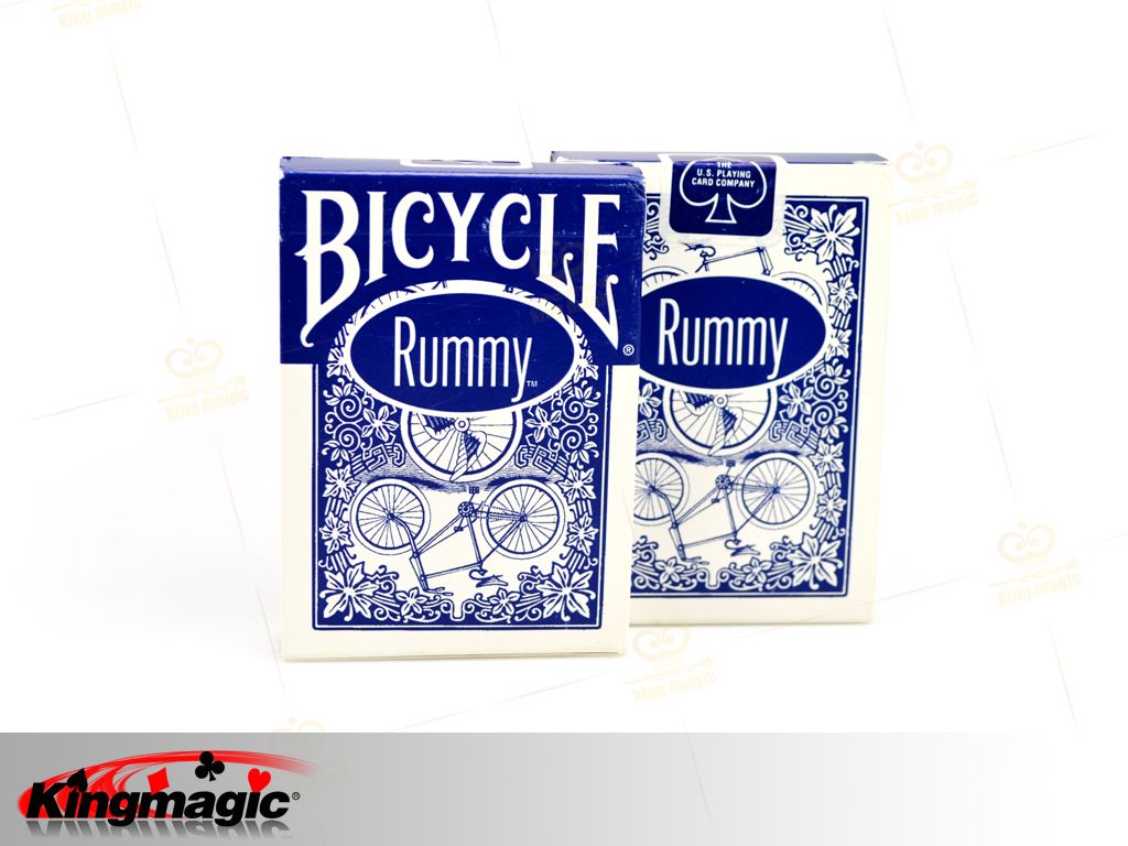Bicycle Rummy playing card (Blue) - Click Image to Close