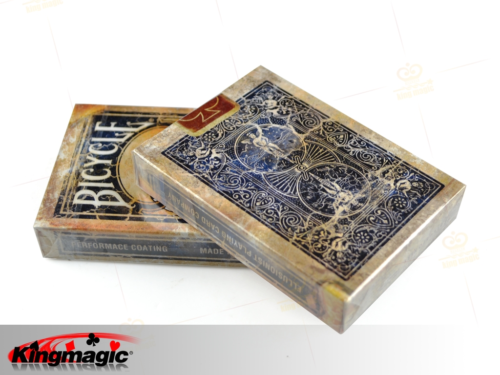 MagicMakers Bicycle Faded Deck (Blue) - Click Image to Close