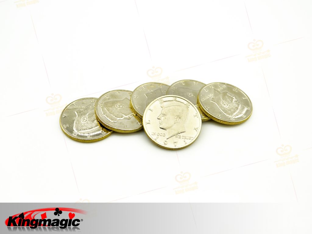 Coin Half Dollar (Gold Silver)