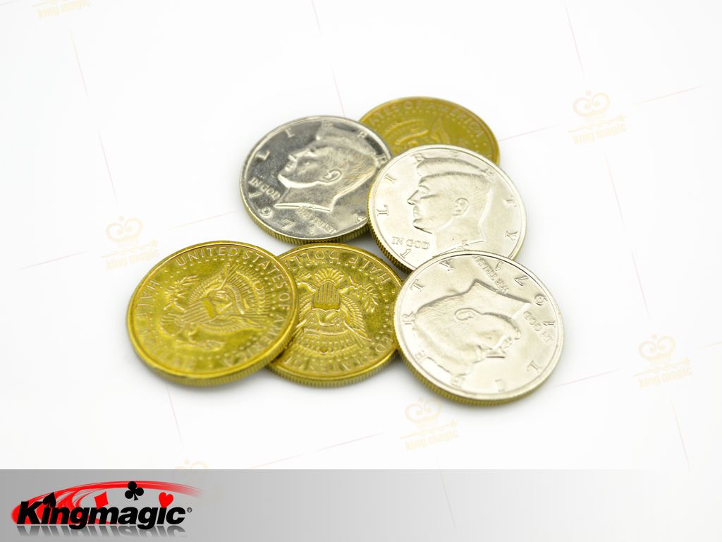 Coin Half Dollar (Gold Silver)
