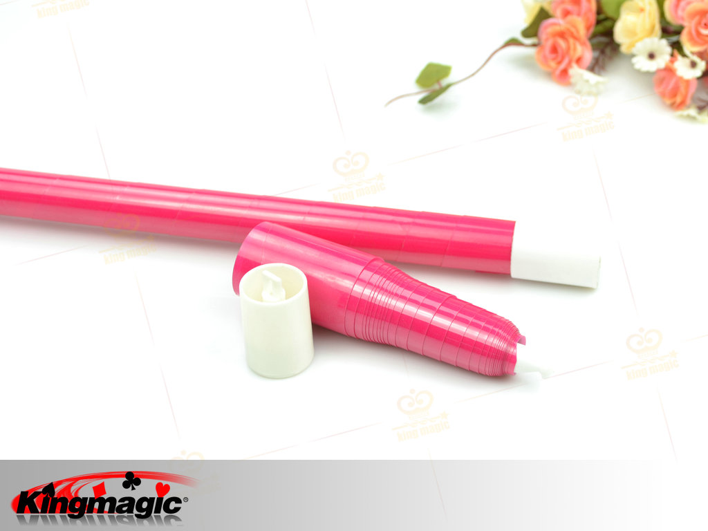 Plastic Vanishing Cane (Pink) - Click Image to Close