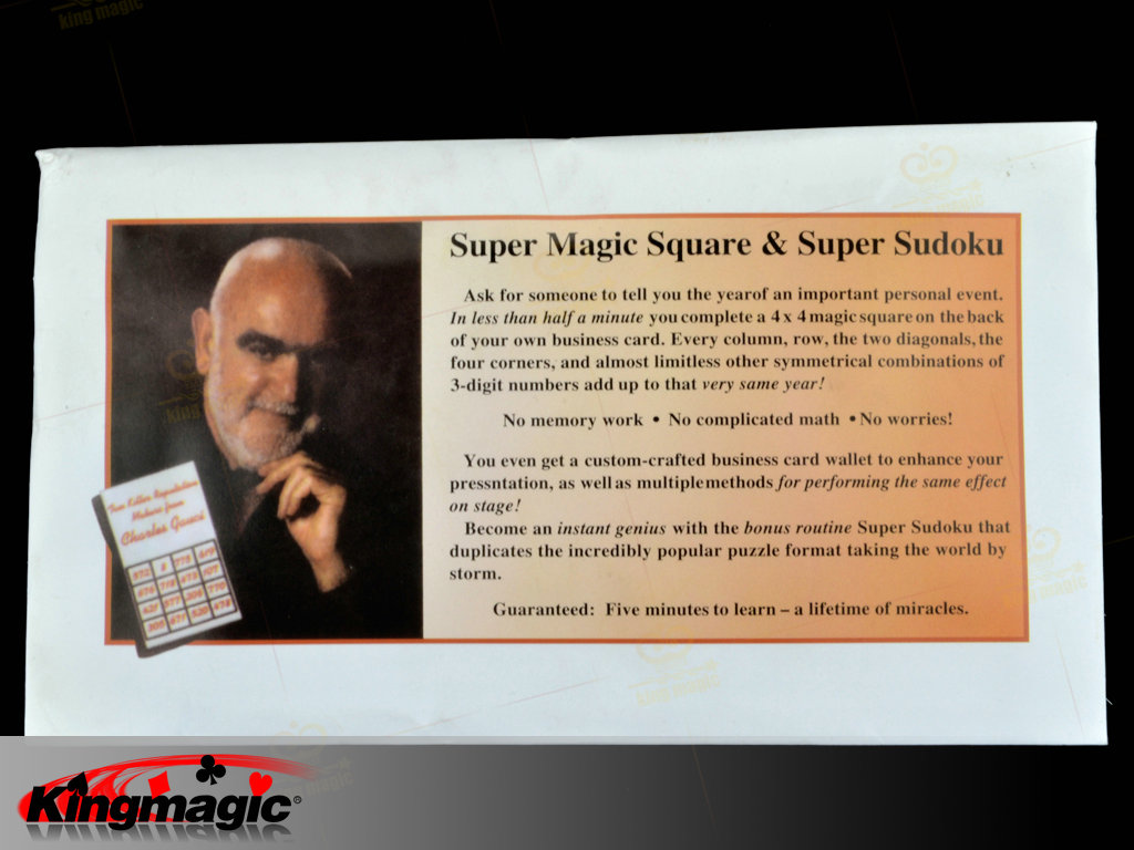 Super Magic Square & Super Sudoku