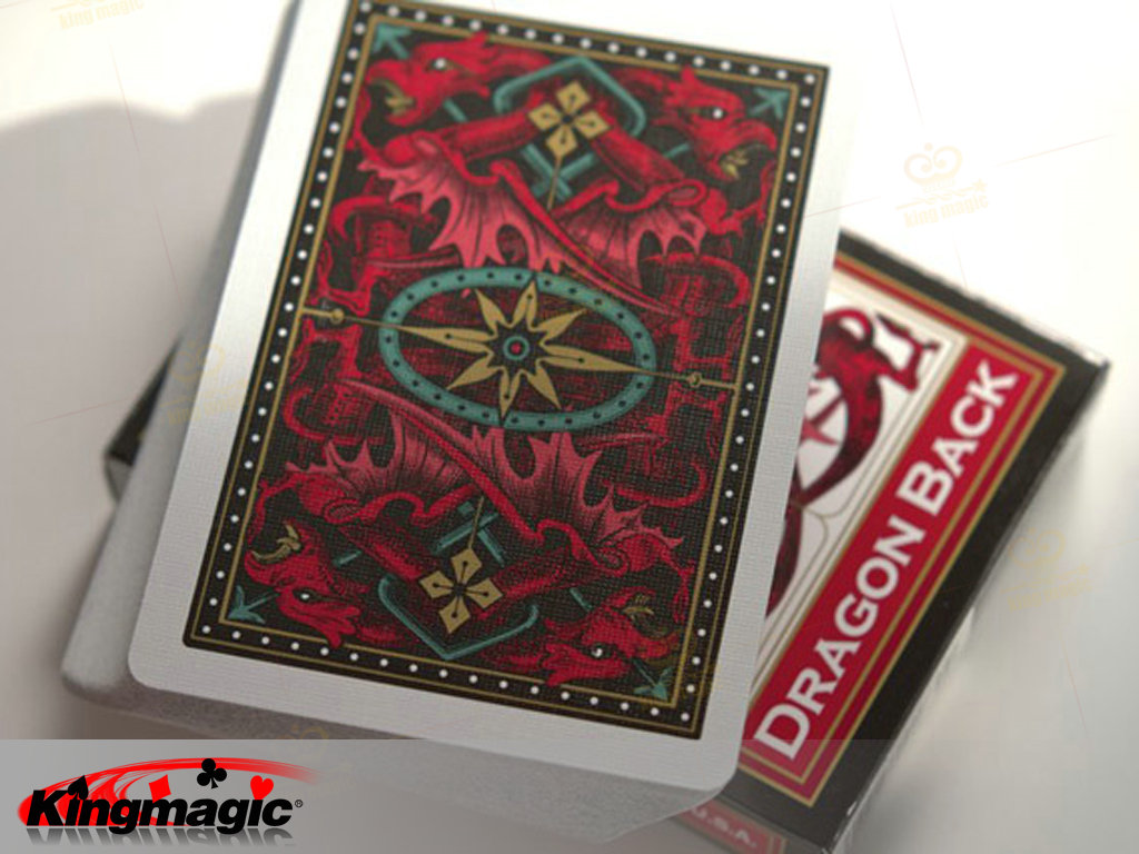 Bicycle Dragon Back Playing Card (Red)