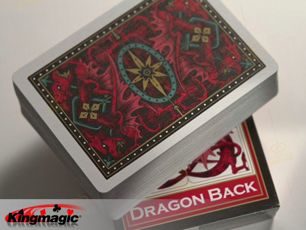 Bicycle Dragon Back Playing Card (Red)