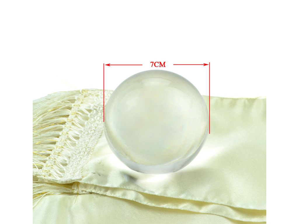 Ultra Clear Acrylic Juggling Ball (70mm) - Click Image to Close