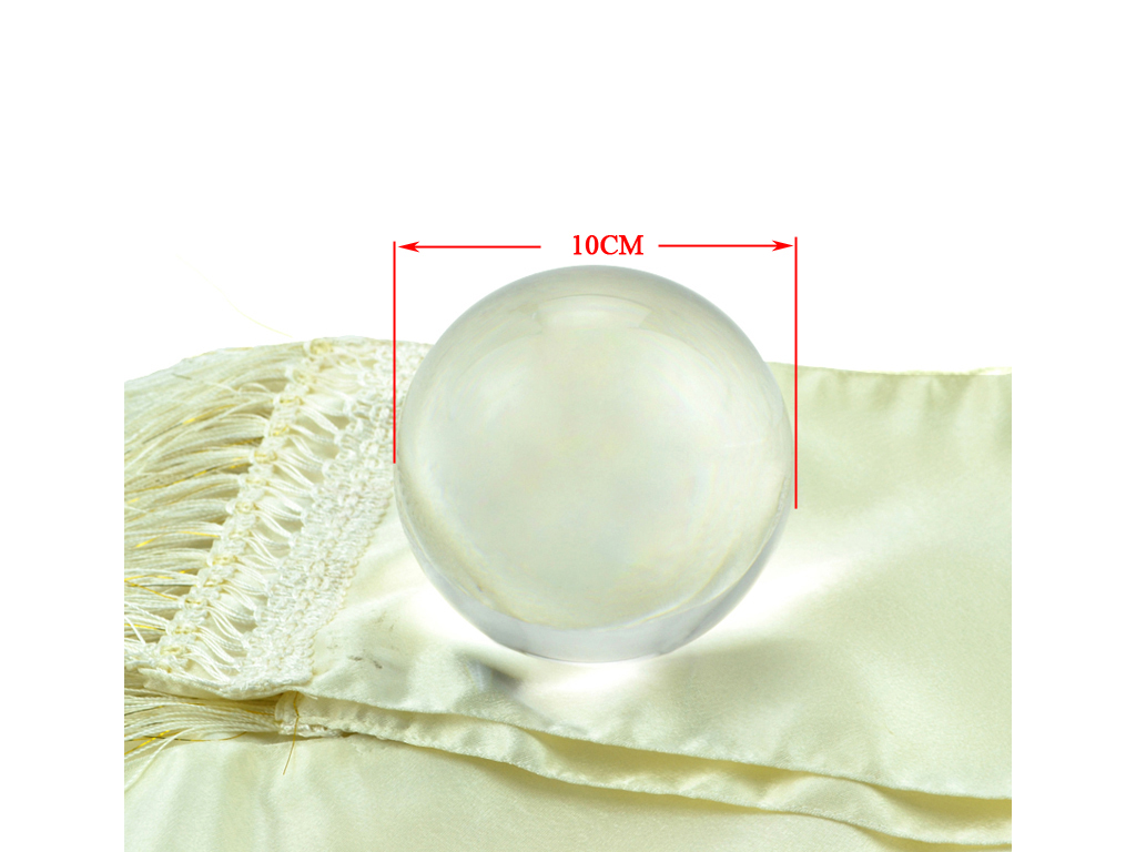 Ultra Clear Acrylic Juggling Ball (100mm) - Click Image to Close