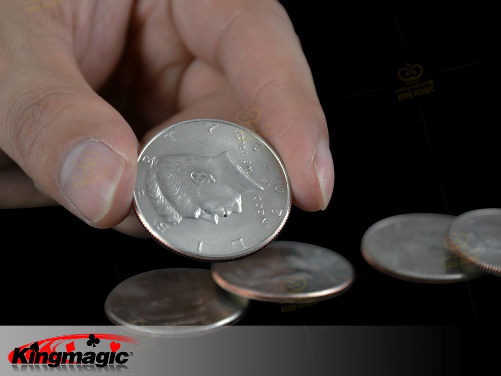 Water Sqirted Coin - Squirting Half Dollar