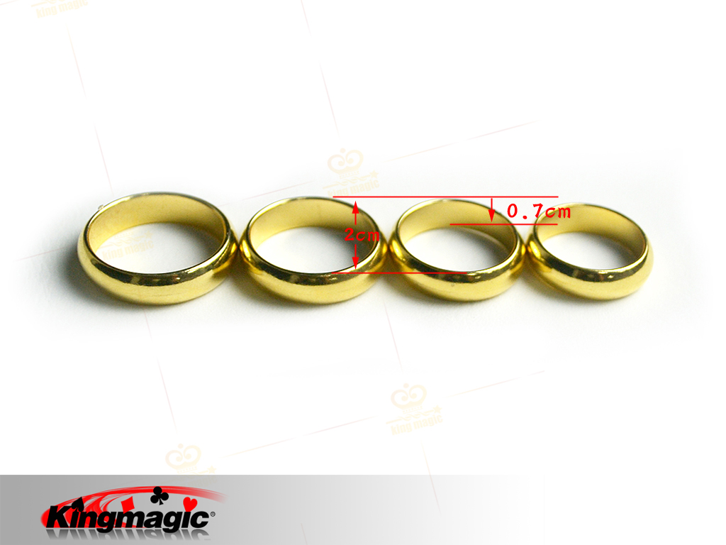 Gold Cambered PK Ring (19MM)