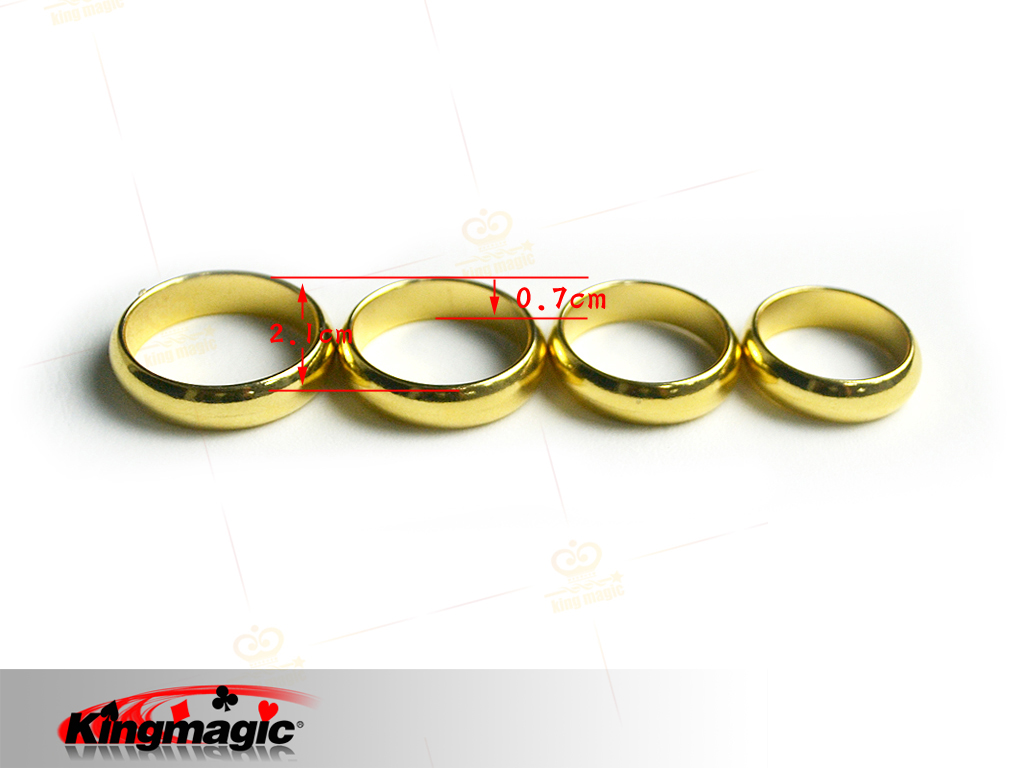 Gold Cambered PK Ring (20MM)