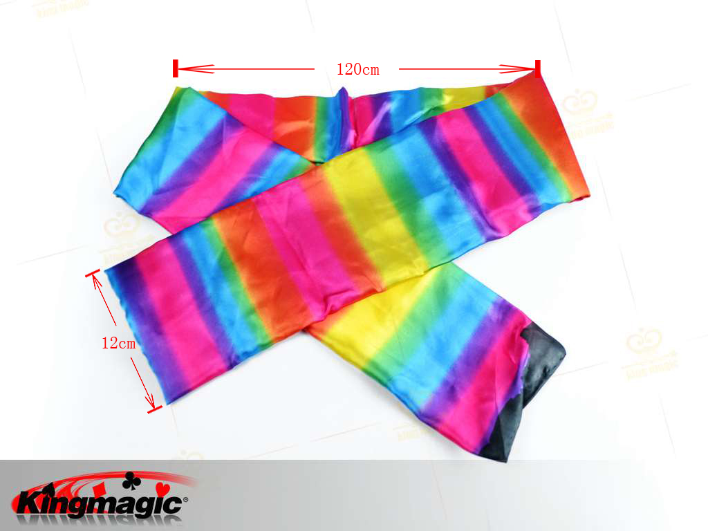 Silk Colour Changing Rainbow Streamer/ Scarf